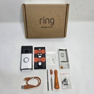 Ring Video Doorbell 1st Gen Nickel 720p HD Motion Alerts Wi-fi NEW OPEN BOX